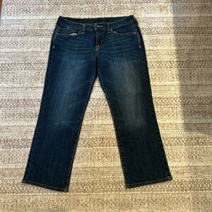 Lucky Brand cropped jeans dark wash